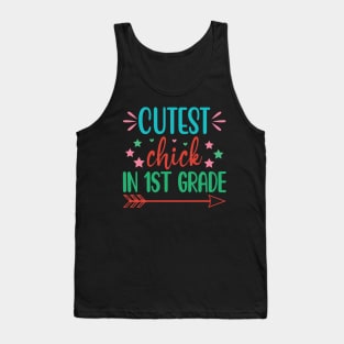 Cutest Chick In 1st Grade Tank Top